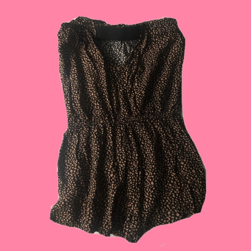 Timing Strapless Romper - Picture 2 of 2